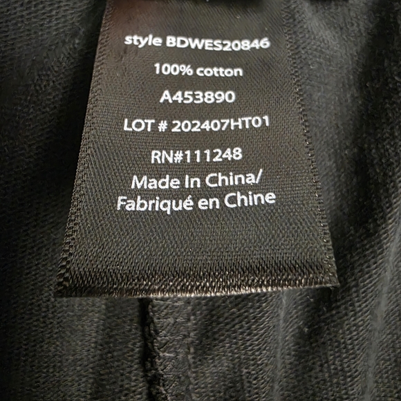 Barefoot Dreams Cozychic Lite Easy Long Sleeve Top and Jogger Set Black Sz 1X - Picture 13 of 15